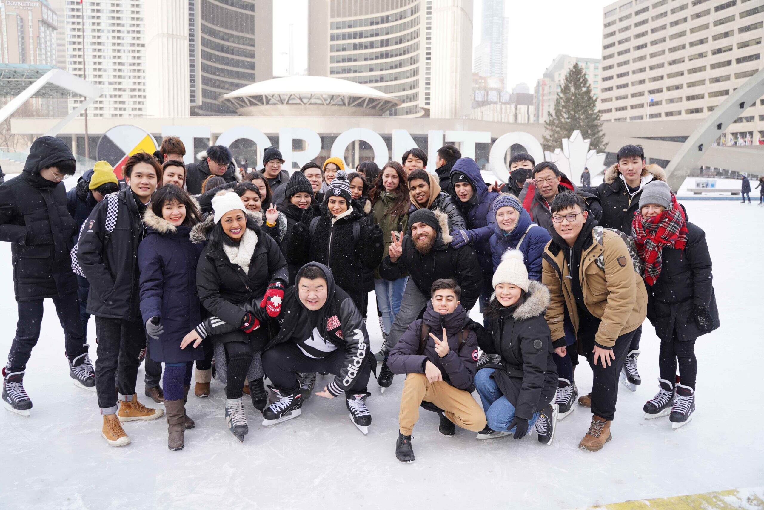 mcdonaldacademy student life fieldtrip skating-at-nathan-phillips-scaled